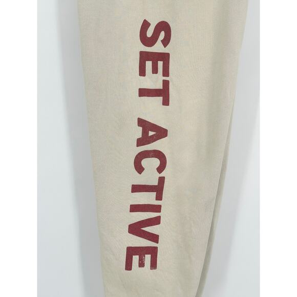 Set Active Jogger Pants Lake Tahoe Graphic Print Cotton Fleece Sweatpants - Picture 10 of 11